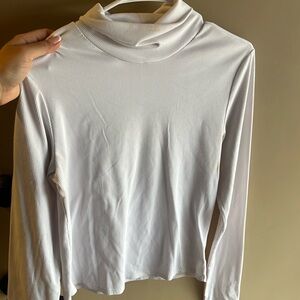 White turtle neck